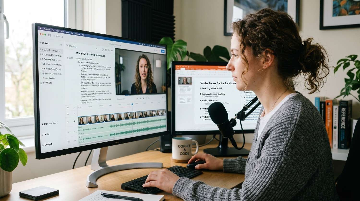 How AI-Powered Video Editing Reduced Editing Time by 75% for a Digital Course Creator